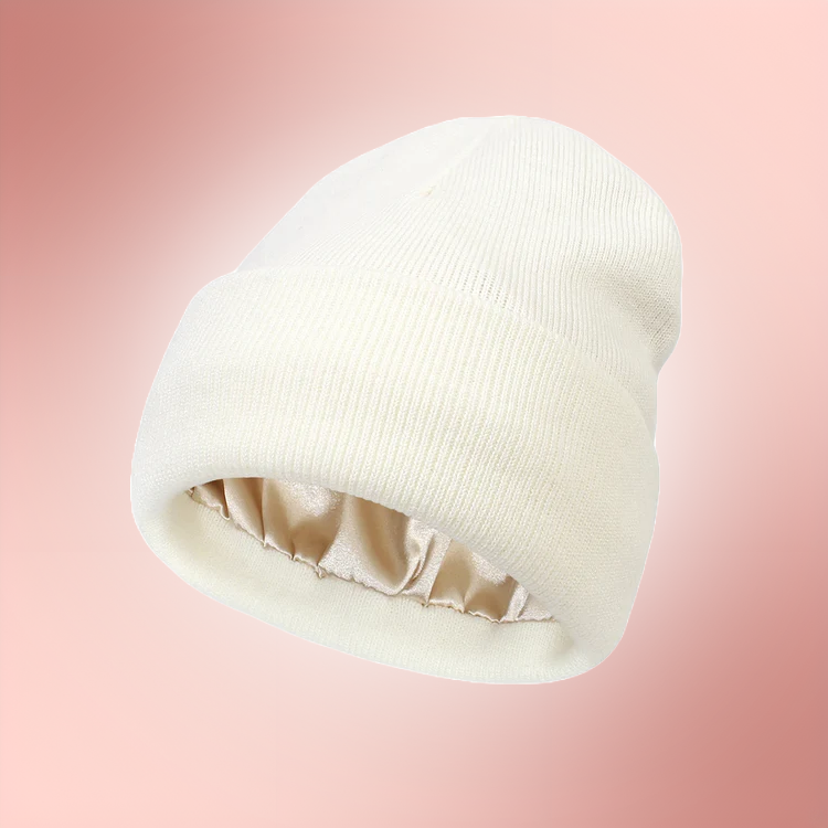 Satin winter bonnet - hair protective